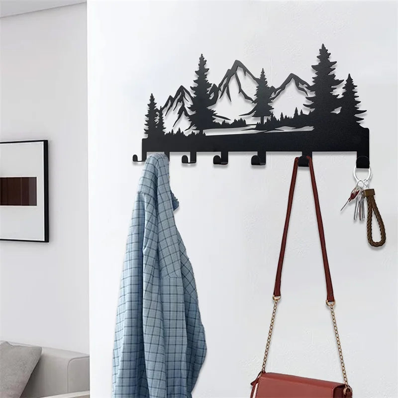 FormEx™ Mountain Forest Shape Metal Key Holder