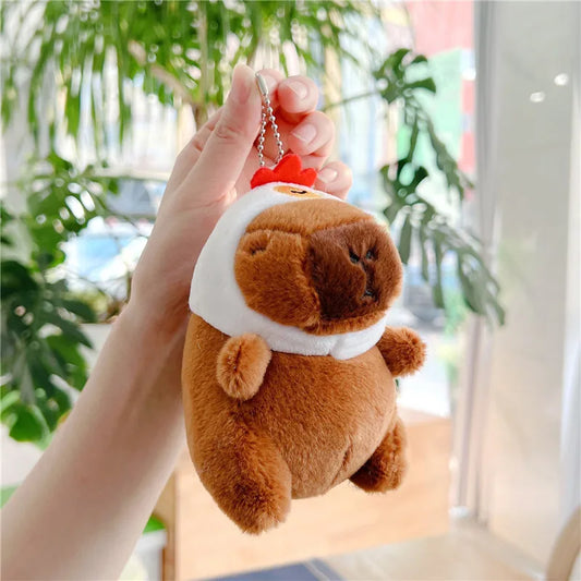 PixyKey™ Capybara Plush KeyChain