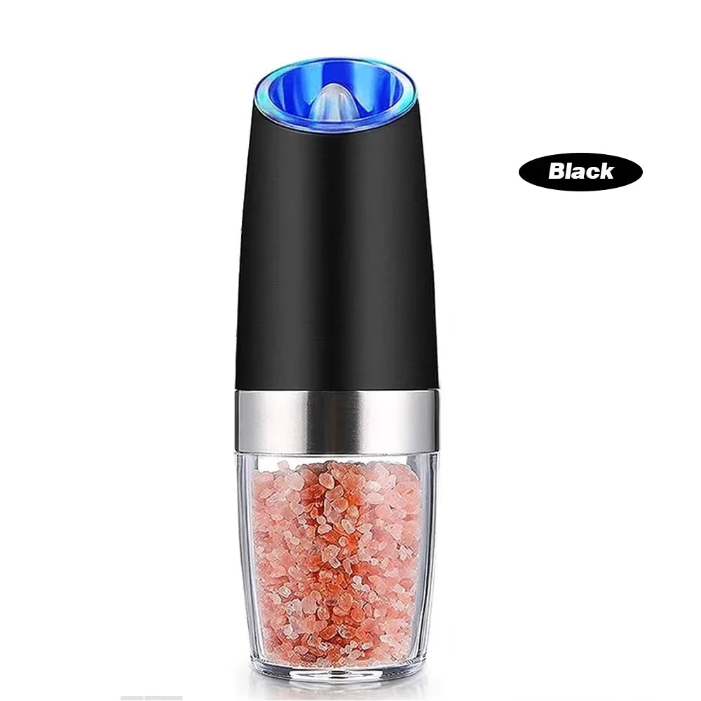 SalTer™ Electric Automatic Mill Spice Salt and Pepper Grinder Gravity .