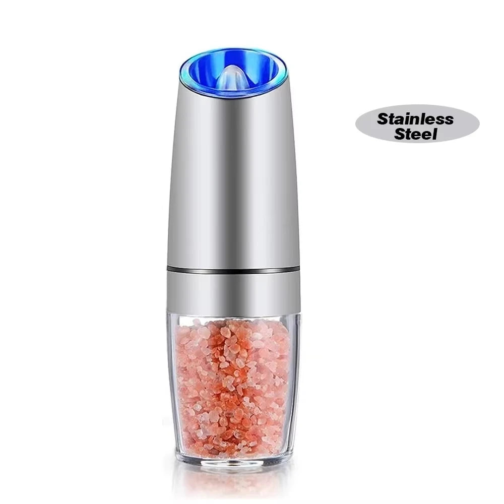 SalTer™ Electric Automatic Mill Spice Salt and Pepper Grinder Gravity .