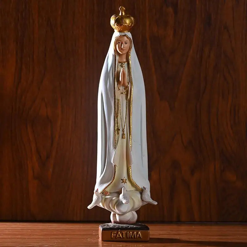 structure™ Lady Of Fatima Holy Figurine Hand-Painted.